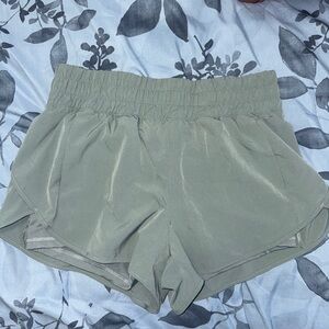 Women's Athletic Shorts in Sage Green